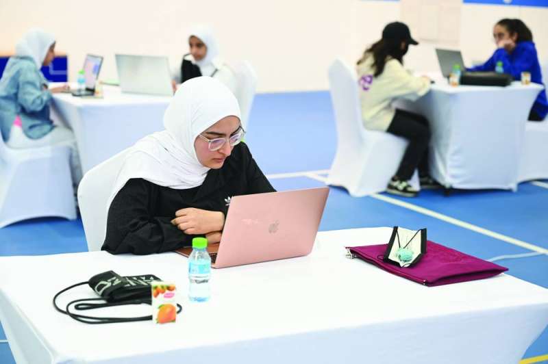 تركيز في إحدى المسابقات
