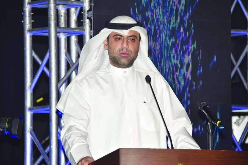 وزير الإعلام يلقي كلمته
