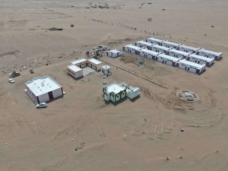 (الهيئة الخيرية) الكويتية تفتتح قرية سكنية للنازحين غربي اليمن	