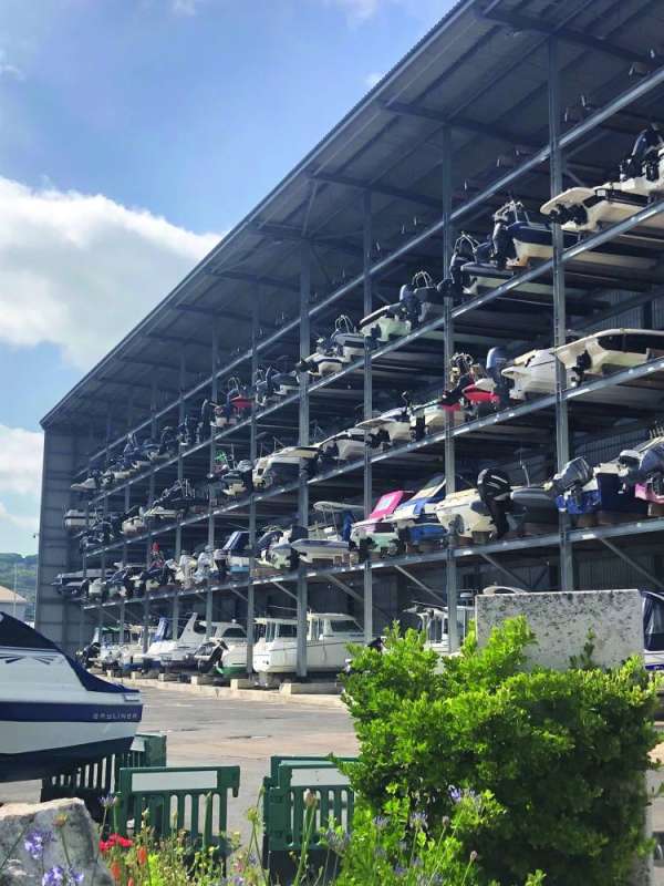 نموذج لمواقف القوارب متعددة الأدوار