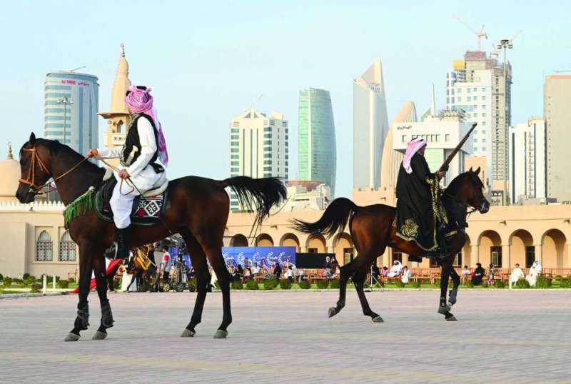 أجواء تراثية ترافق مدفع الإفطار في قصر نايف
