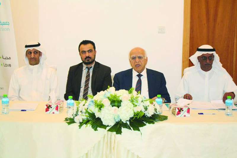 
الصرّاف متحدثاً أثناء انعقاد الجمعية العمومية
