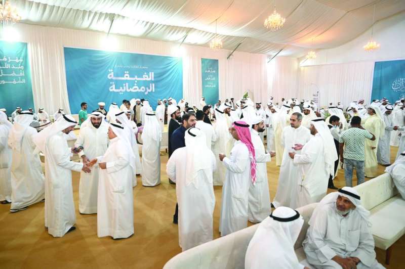 
جانب من الحضور في الغبقة 	(تصوير أسعد عبدالله)
