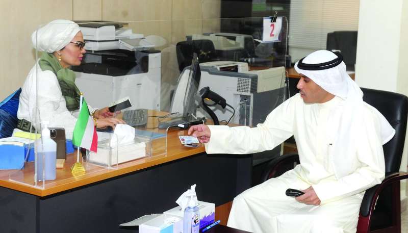 رازي المرشود خلال ترشحه في الدائرة الرابعة
