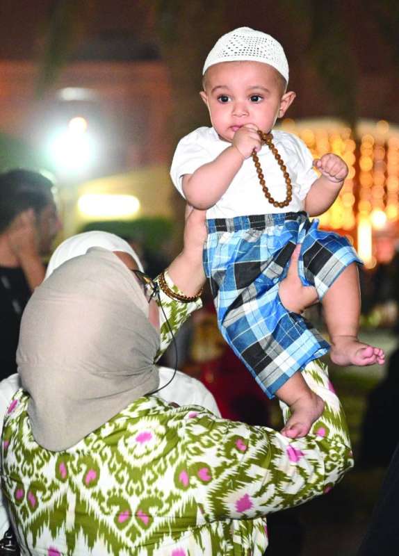 أصغر مشارك في القرقيعان
