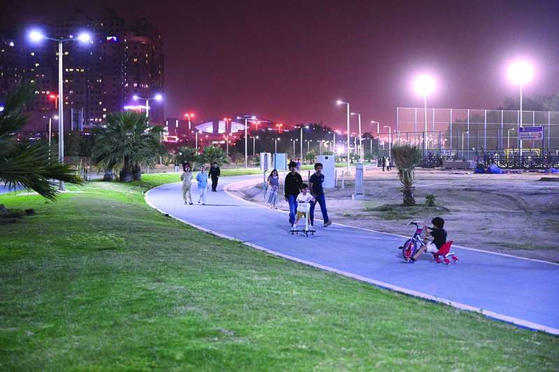 مضمار مميز للمشي