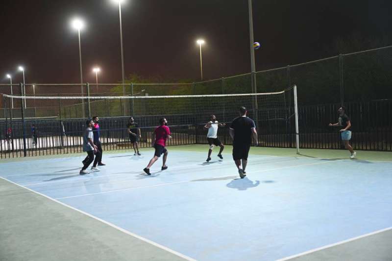 
ملعب للكرة الطائرة
