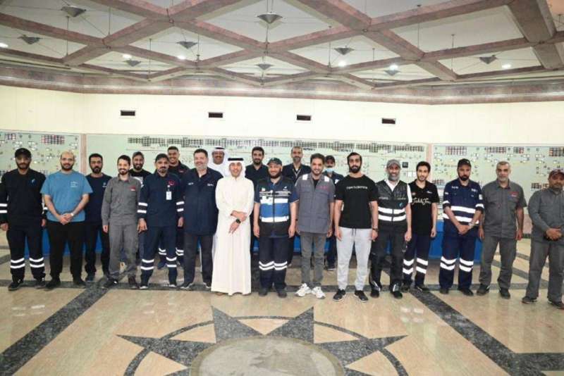  الموسى خلال جولته في محطة الصبية