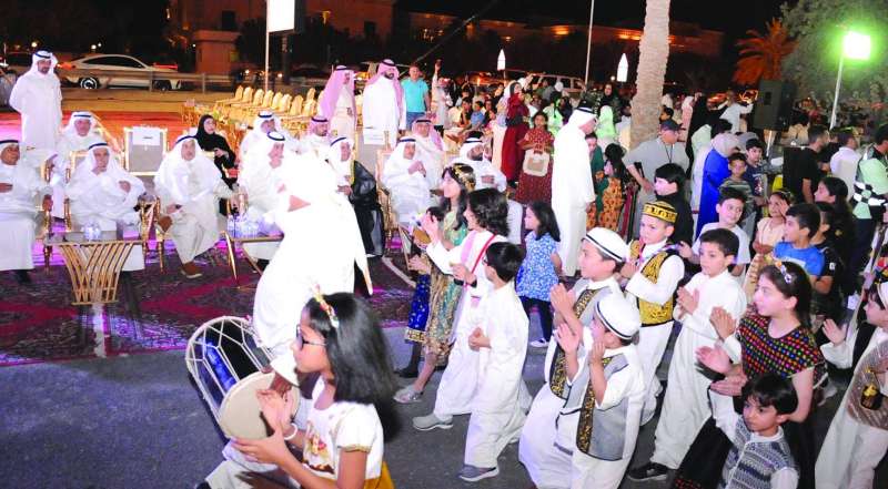 مشاركة كثيفة من الأطفال 