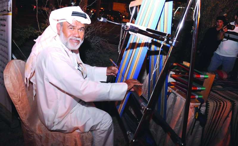 جانب من أعمال السدو
