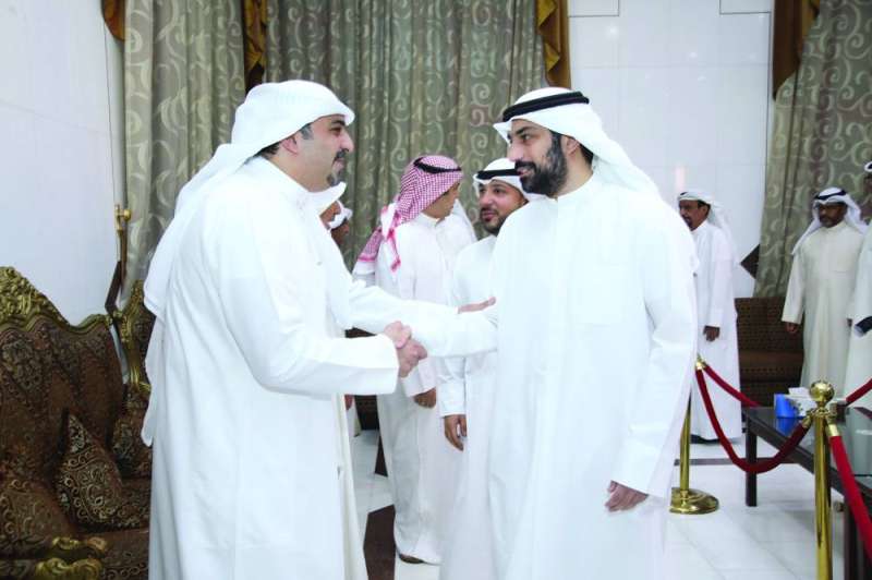 الساير يستقبل حضور الغقبة
