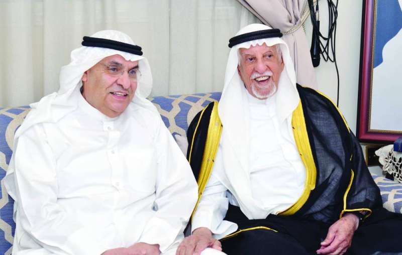 محمد الصقر مع عبدالعزيز الغنام