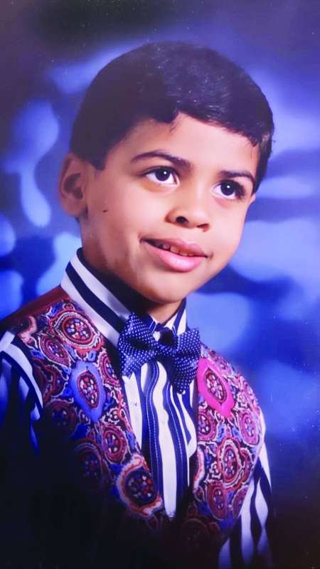 
النشمي في طفولته