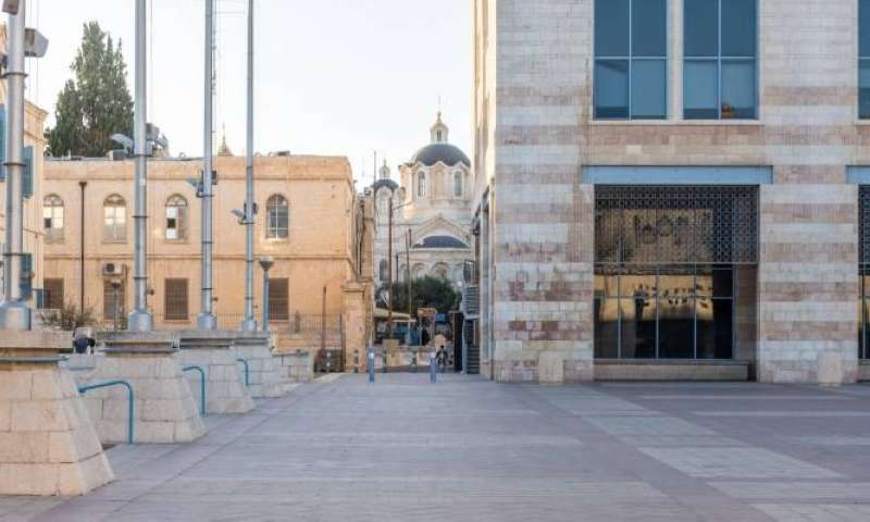  كنسية الكسندر نيفسكي وساحة سيرغي في القدس 