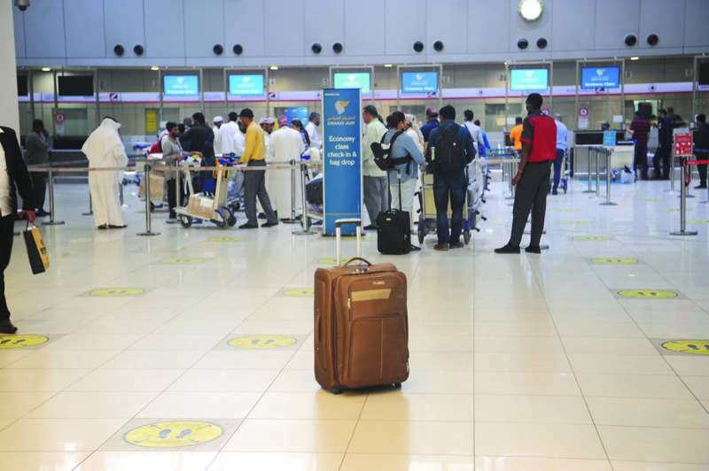 زحمة أمام إحدى مناطق الوزن