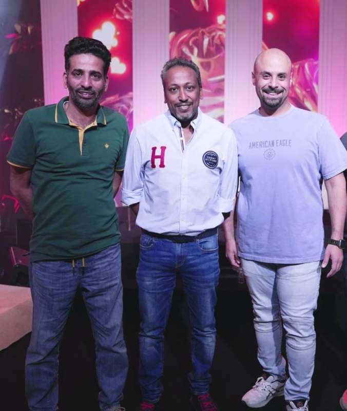 سعود الرندي وعادل الرشيدي وجاسم العبيد
