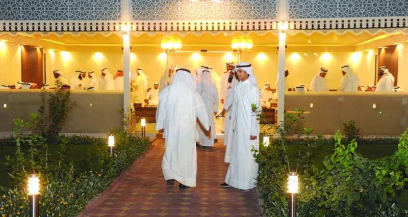 الدواوين استقبلت المهنئين بالشهر الفضيل
