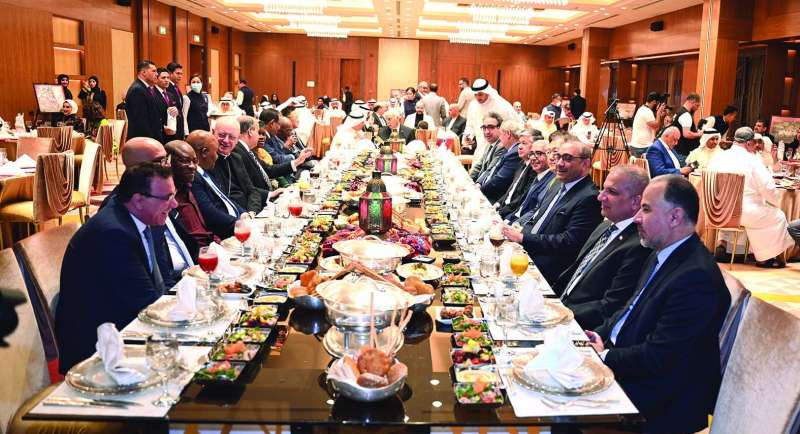 حضور ديبلوماسي كبير في غبقة السفارة الإيرانية (تصوير نايف العقلة)