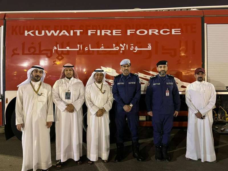 اللواء خالد عبدالله يتفقد نقطة «الإطفاء» في مسجد بلال بن رباح 