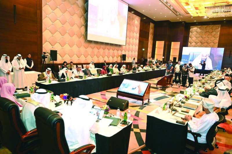 
جانب من اجتماع الجمعية العامة للهيئة الخيرية الإسلامية 	(تصوير أسعد عبدالله)
