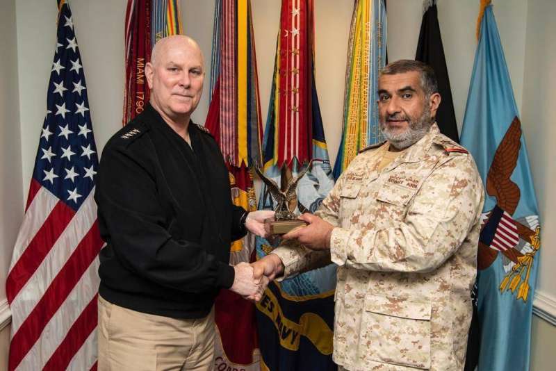 رئيس أركان الجيش مع نائب رئيس هيئة الأركان المشتركة الأميركية 