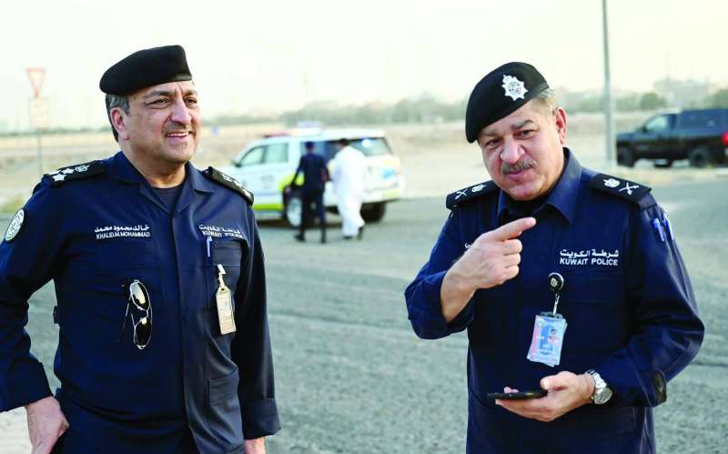 اللواء الصايغ يشرف على الحملة بحضور العميد خالد محمود
