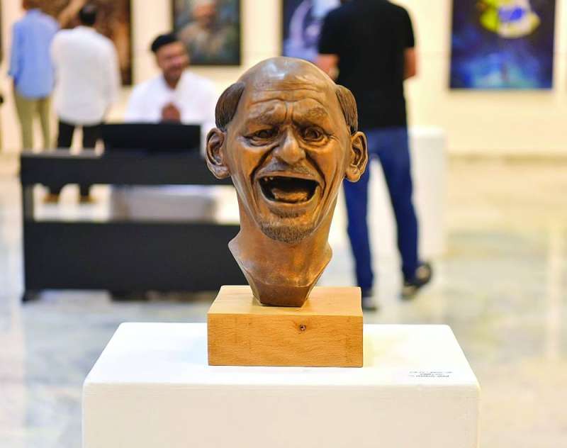 
«قحطة» حاضراً في المعرض
