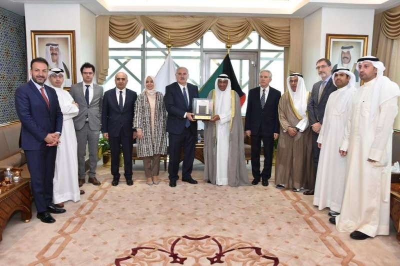 النائب العام ورئيس محكمـة التمييـز التركيـة مع الوفد المرافق 