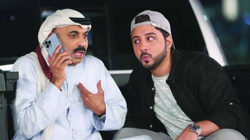 الشمري مع طارق العلي في «حريم طارق»