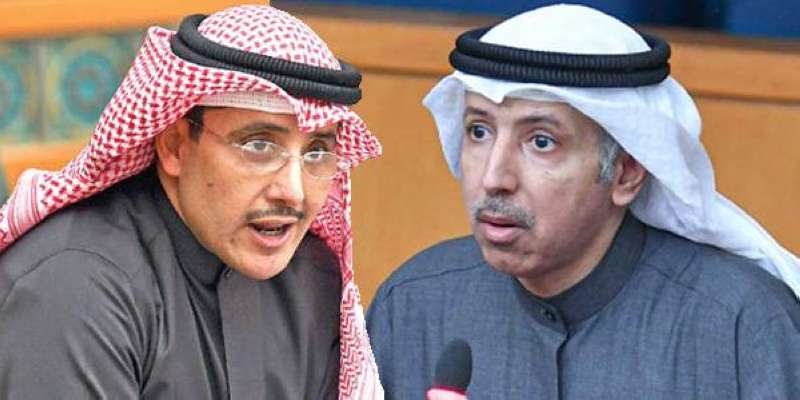 النائب مهلهل المضف والوزير أحمد الناصر