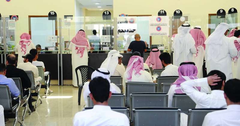 تنظيم وانسيابية في عملية التوزيع	 (تصوير سعود سالم)