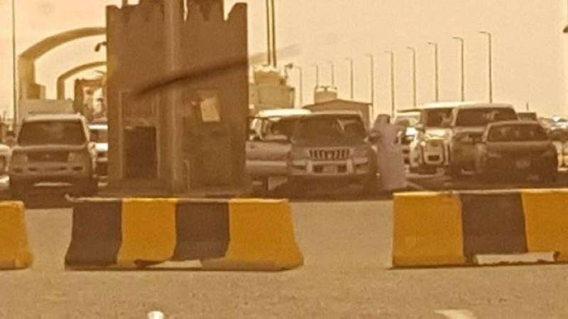 زحام في المنافذ البرية 