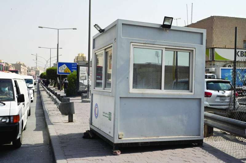 نقطة أمنية في موقع مهم للدخول والخروج من المنطقة