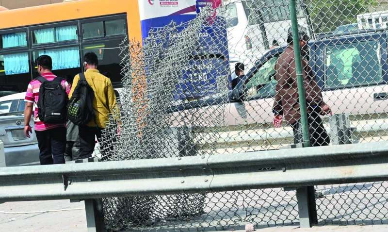 اكشاك الداخلية توزعت على مدخل ومخارج الجليب - نايف العقله (7)