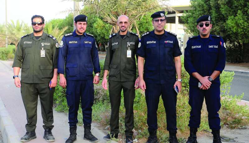 الضباط المشاركون في الحملة