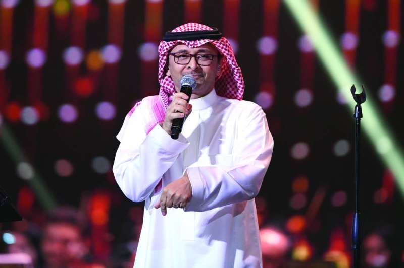 عبدالمجيد عبدالله تواصل مع الجمهور طوال الحفل