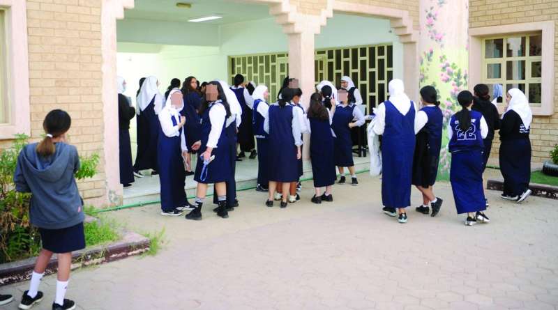 المدارس تأثرت بتداعيات التعليم