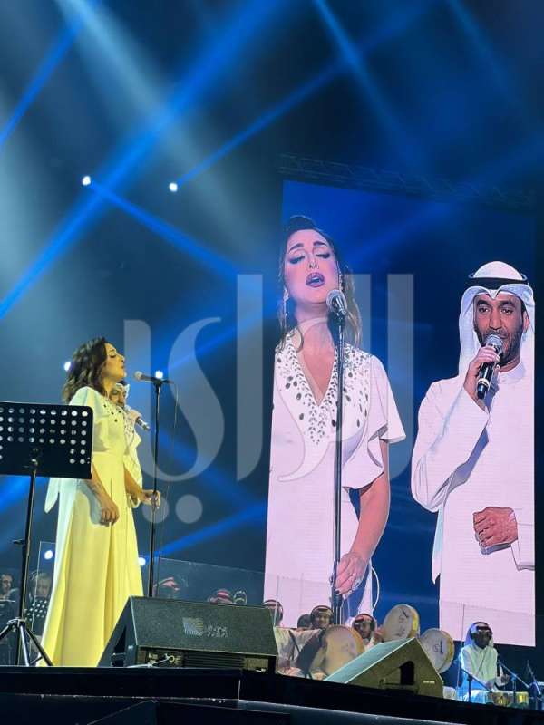 دويتو بين المطرف وأنغام 