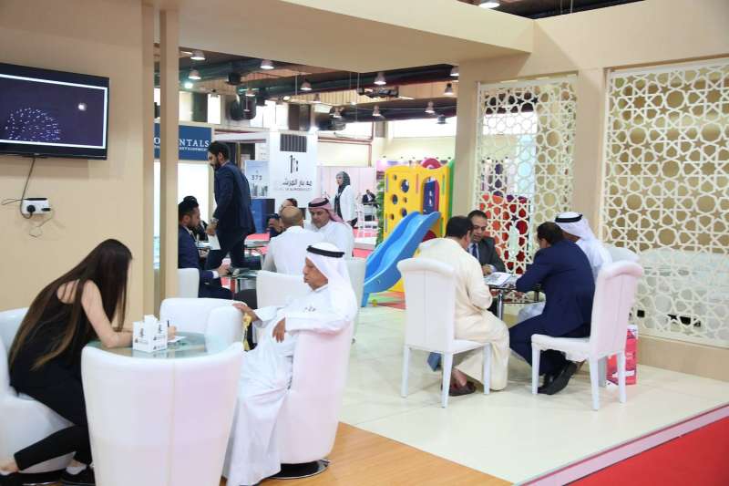 صورة أرشيفية من أحد المعارض العقارية السابقة في الكويت