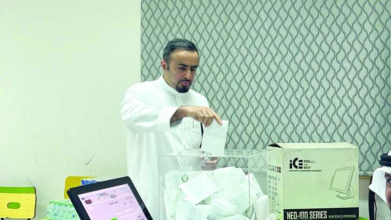 جانب من انتخابات الجمعية التعاونية للثروة الحيوانية
