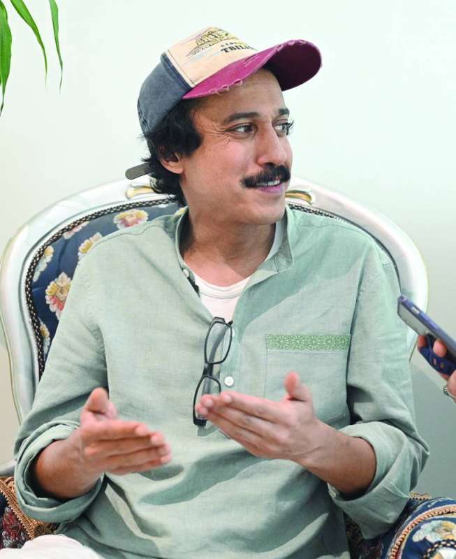 تركي اليوسف	 (تصوير نايف العقلة)
