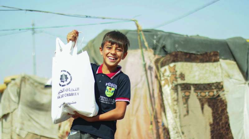 فرحة الأطفال في مشاريع النجاة
