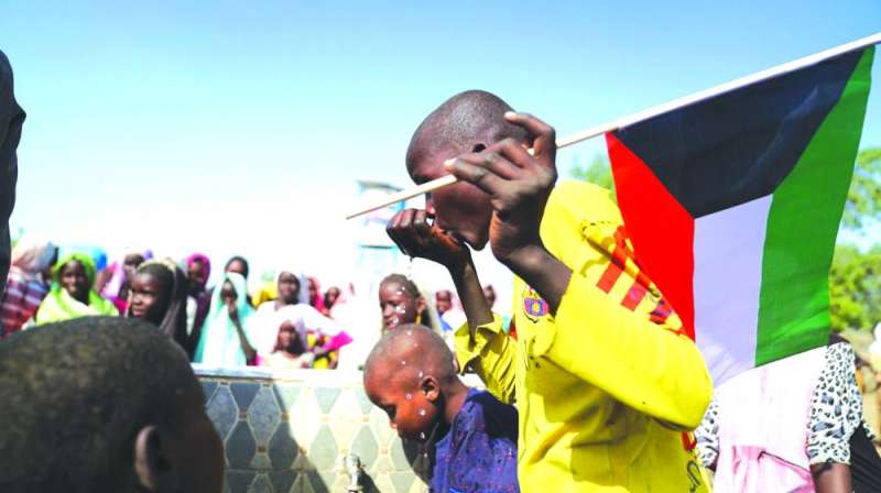 تدشين بئر مياه في دولة أفريقية