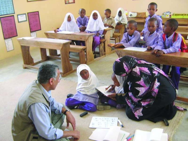 أحد فصول المدرسة المفتتحة في النيجر بدعم من جمعية النجاة