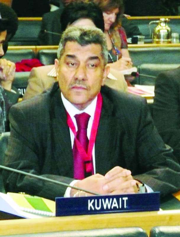 البدر ممثلاً الكويت في اجتماعات «فاو» في روما 