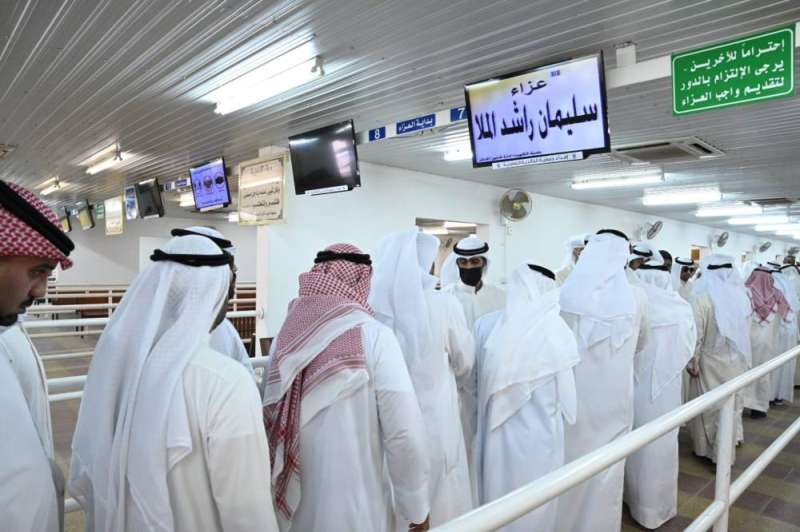 عزاء الراحل سليمان الملا (تصوير: نايف العقلة)