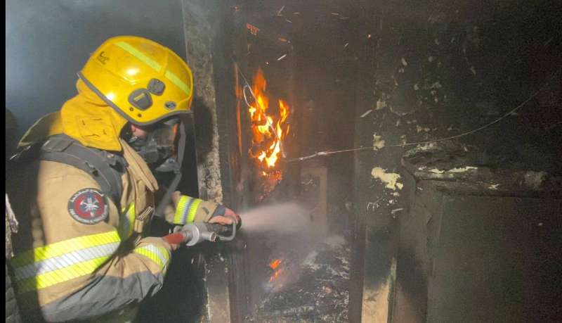 حريق- خيطان 