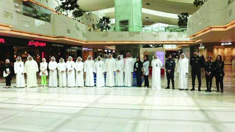  المشاركون في الحملة التوعوية لمكافحة الاتجار بالبشر