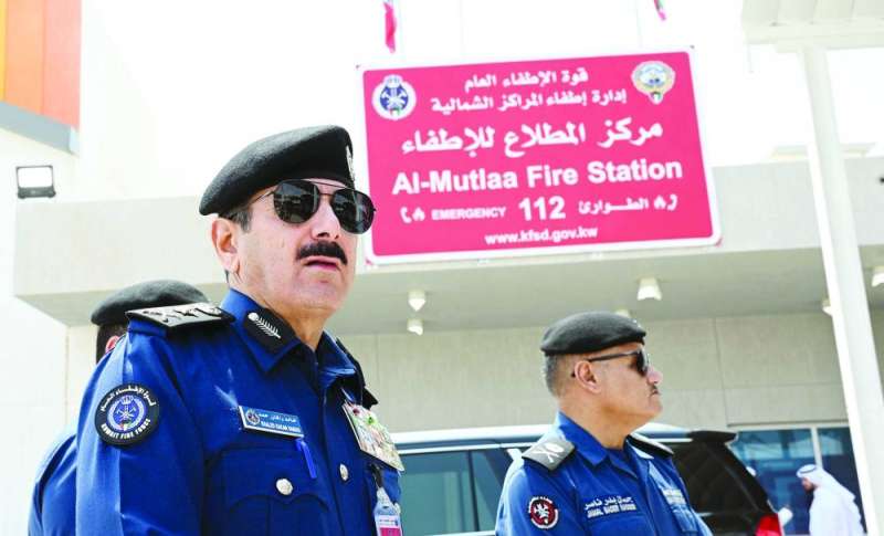 المكراد جائلاً في المركز عقب افتتاحه	 (تصوير نايف العقلة)
