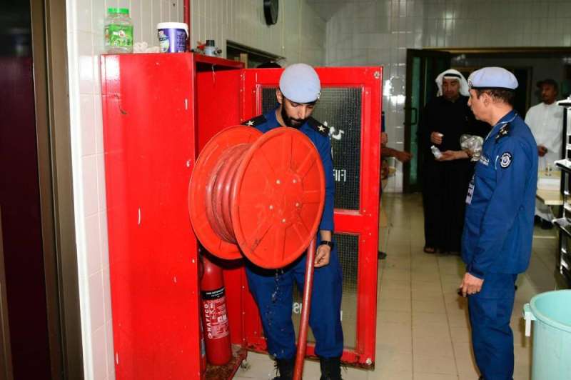 جولة تفقدية لاشتراطات الأمن والسلامة في الحسينيات  